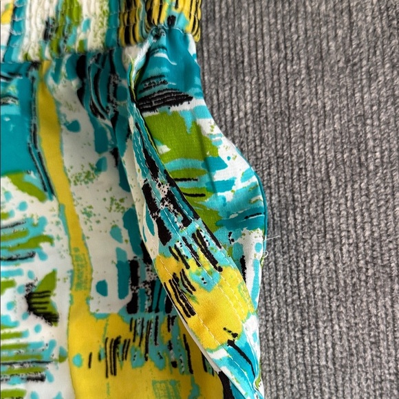 Eclectic Vibrant Patterned Women's Trousers - Picture 3 of 6